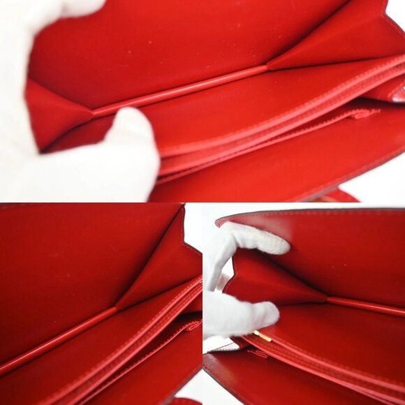 LOUIS VUITTON LV Capucines Shoulder Bag Epi Leather Red France M52347 34KB220 - Picture 8 of 14